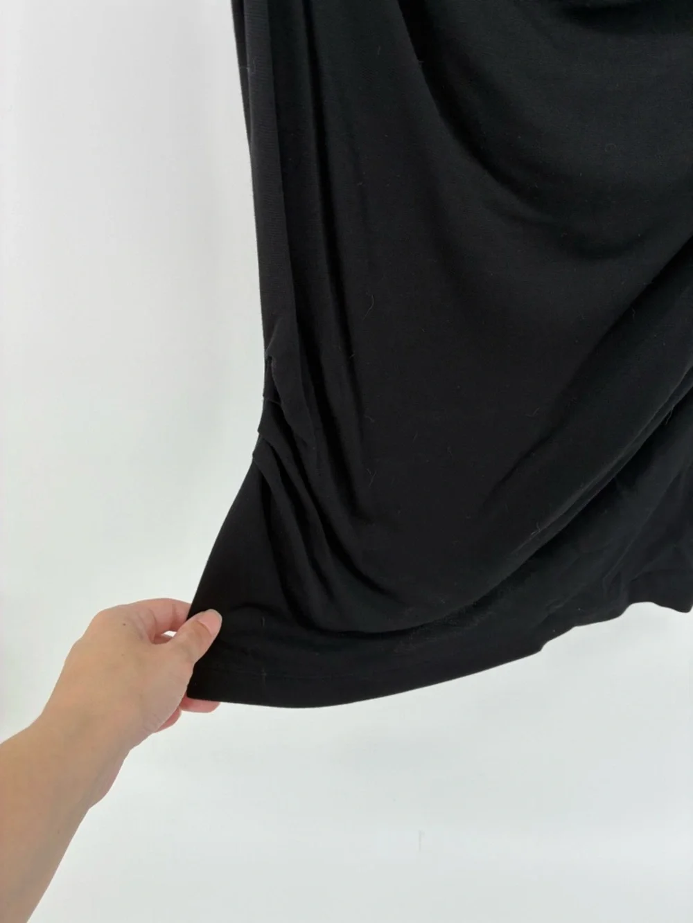 Sleeveless Black Cowl Neck Top - Picture 8 of 8